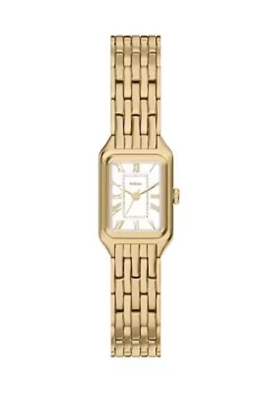 Women's White Gold Tone Analog Watch