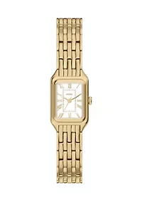 Women's White Gold Tone Analog Watch