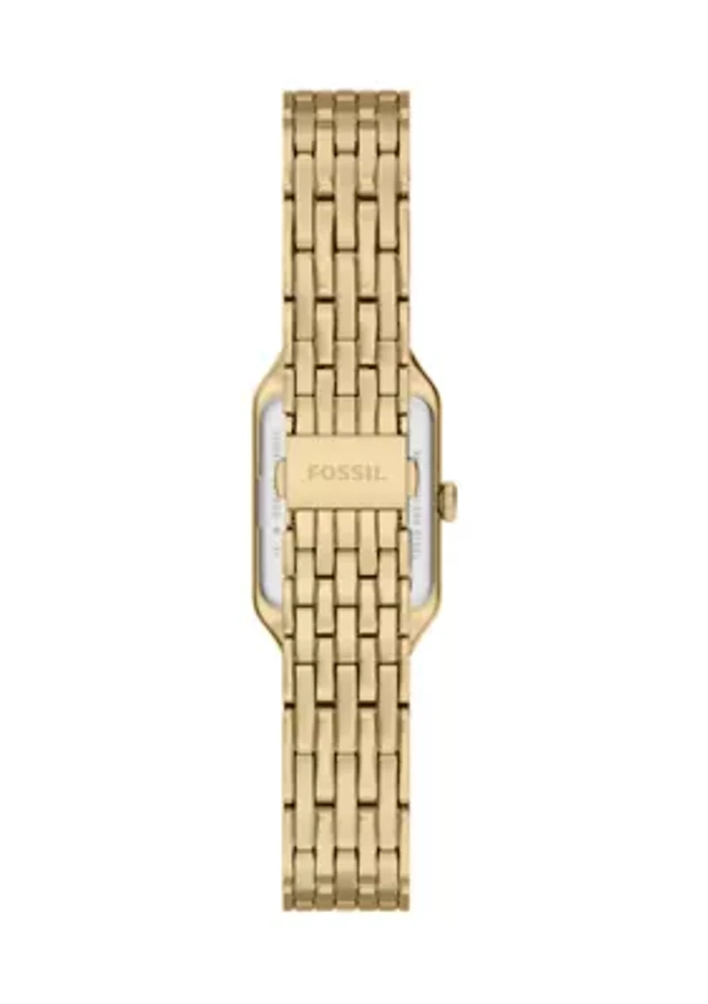 Women's White Gold Tone Analog Watch
