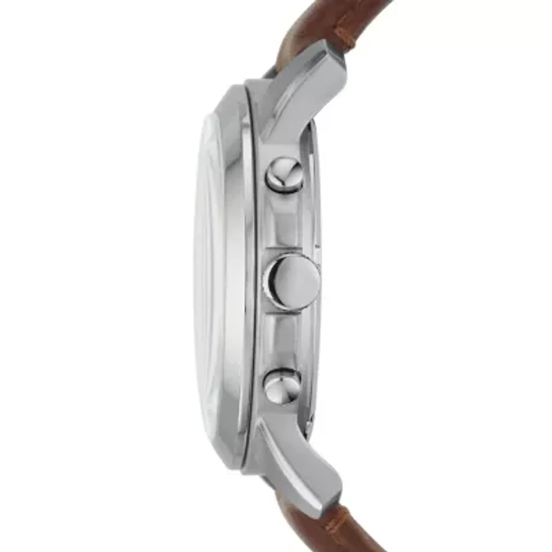 Grant Chronograph Brown Leather Watch