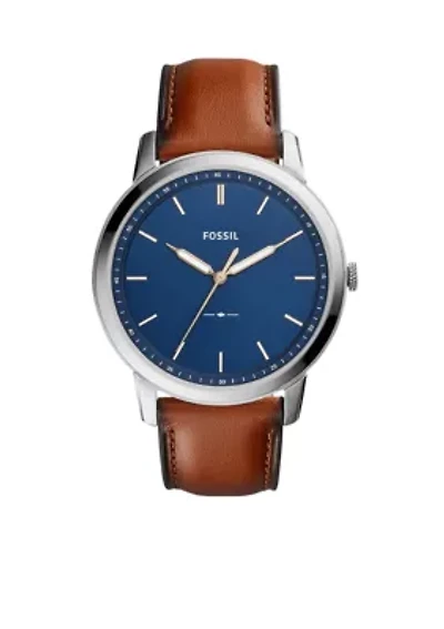 The Minimalist Three-Hand Leather Watch