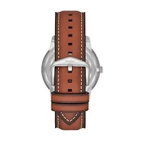 Neutra Moonphase Multifunction Brown Leather Watch