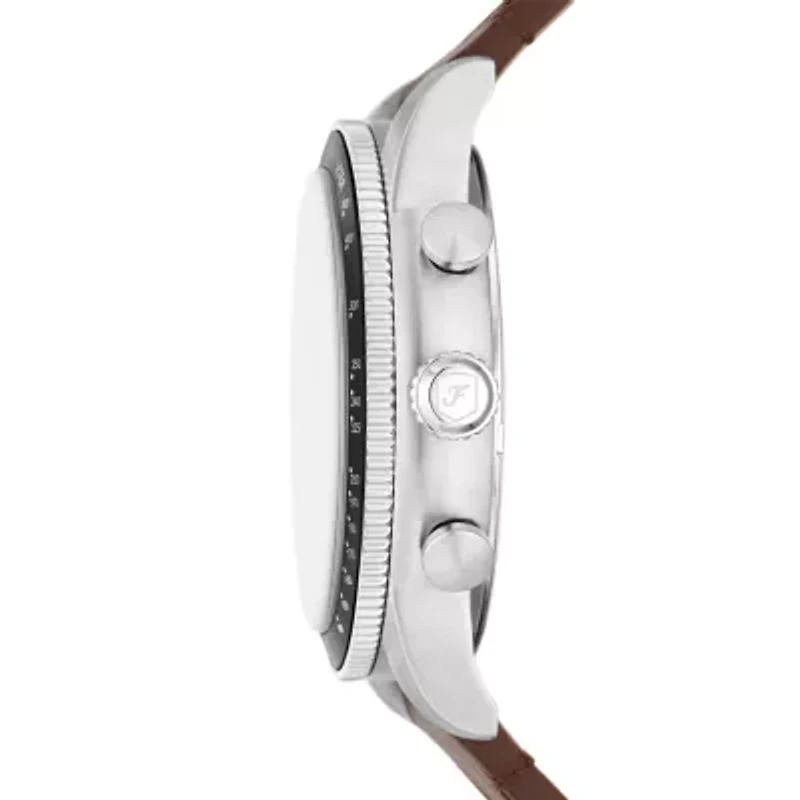 Sport Tourer Chronograph Brown Leather Watch