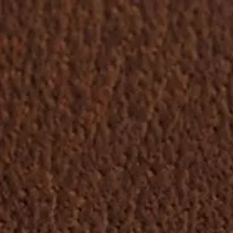 Silver Tone Brown Leather Strap Watch