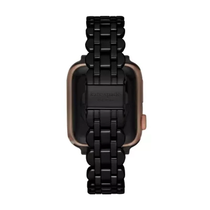 new york black stainless steel scallop band for apple watch®, 38/40/41mm
