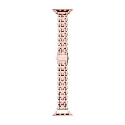 new york rose gold-tone stainless steel scallop band for apple watch®, 38/40/41mm