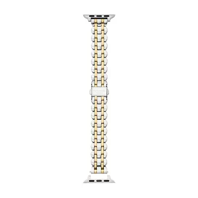 new york two-tone stainless steel band for apple watch®, 38/40/41mm