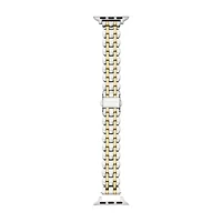 new york two-tone stainless steel band for apple watch®, 38/40/41mm