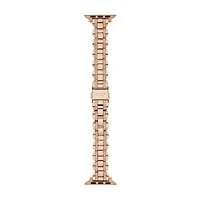 new york rose gold-tone stainless steel band for apple watch®, 38/40/41mm
