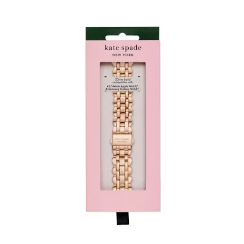 new york rose gold-tone stainless steel band for apple watch®, 42/44/45/49mm