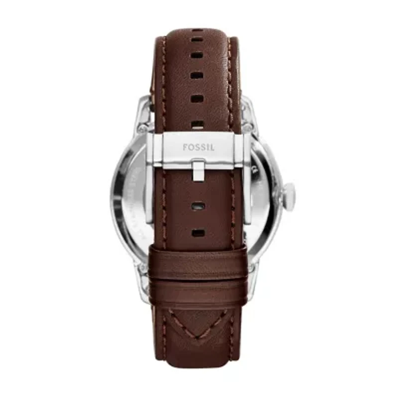 Townsman Automatic Leather Watch Brown