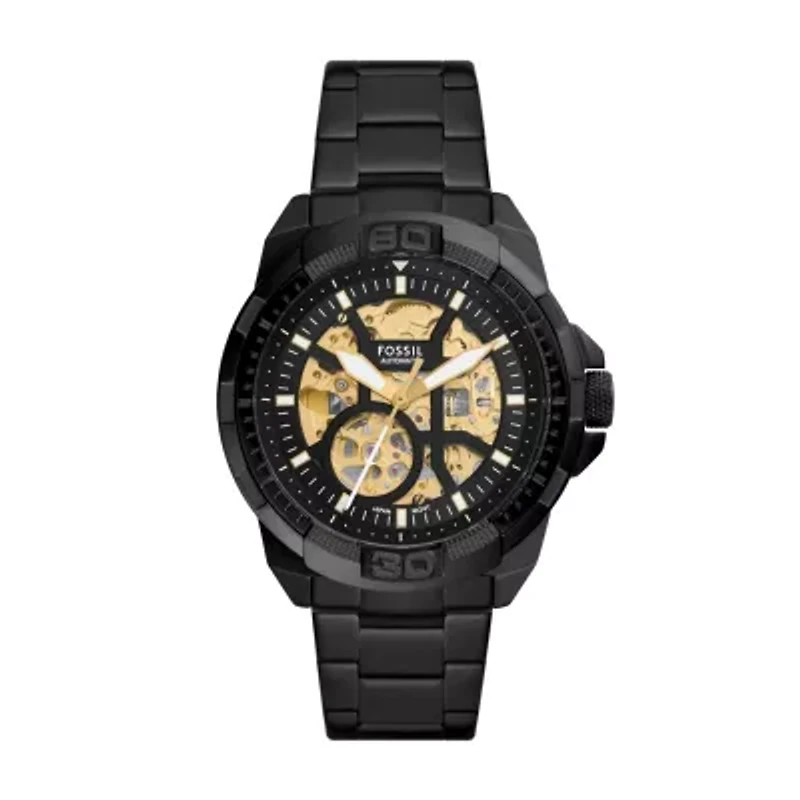 Bronson Automatic Black Stainless Steel Watch