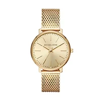 Women's Pyper Three-Hand Gold-Tone Stainless Steel Watch