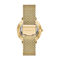 Women's Pyper Three-Hand Gold-Tone Stainless Steel Watch