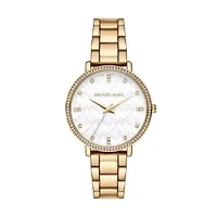 Pyper Three-Hand Gold-Tone Alloy Watch