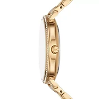 Pyper Three-Hand Gold-Tone Alloy Watch