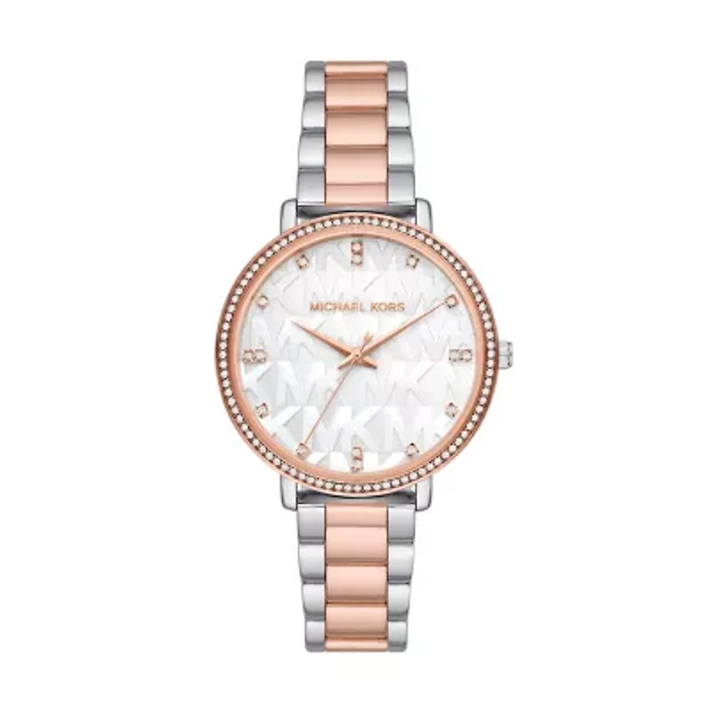 Pyper Three-Hand Two-Tone Alloy Watch