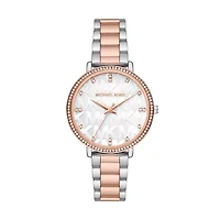 Pyper Three-Hand Two-Tone Alloy Watch