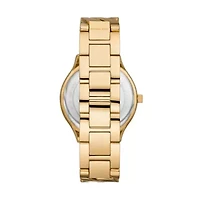 Runway Three-Hand Gold-Tone Stainless Steel Watch