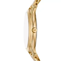 Runway Three-Hand Gold-Tone Stainless Steel Watch