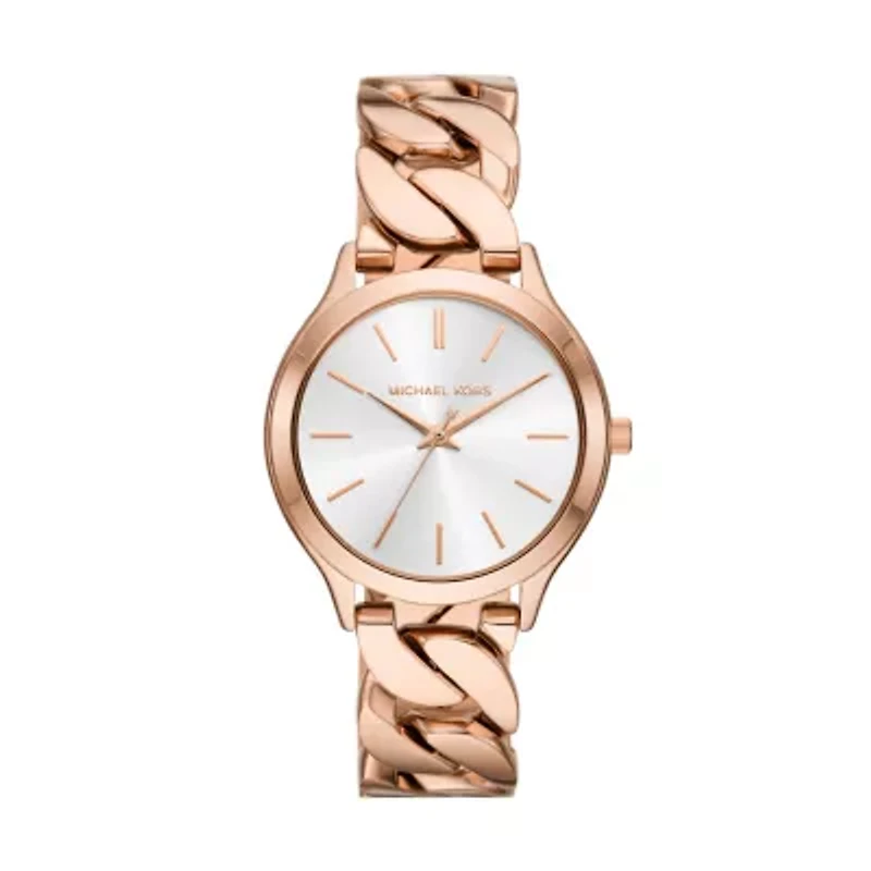 Runway Three-Hand Rose Gold-Tone Stainless Steel Watch