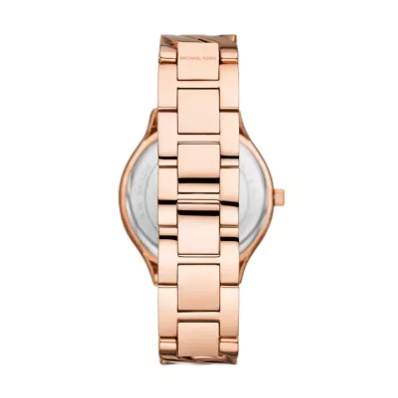 Runway Three-Hand Rose Gold-Tone Stainless Steel Watch