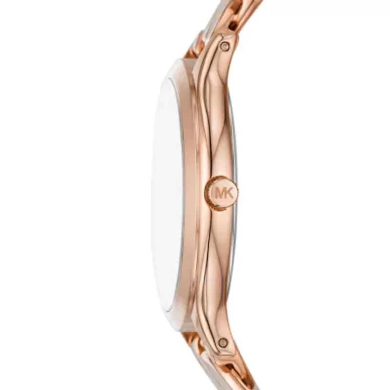 Runway Three-Hand Rose Gold-Tone Stainless Steel Watch