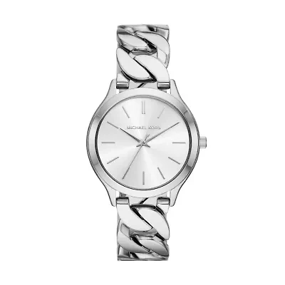 Runway Three-Hand Stainless Steel Watch