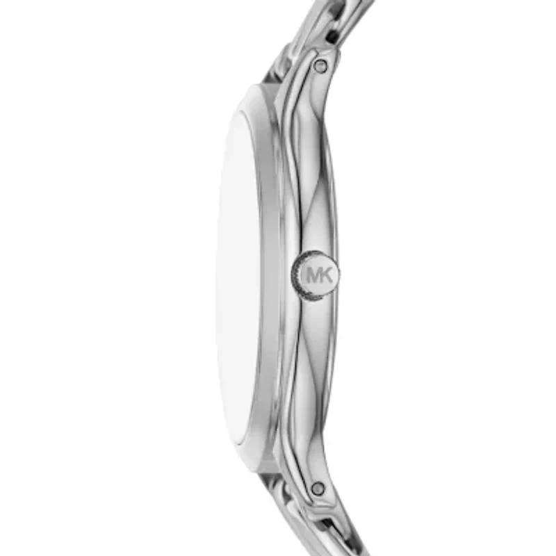 Runway Three-Hand Stainless Steel Watch