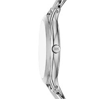 Runway Three-Hand Stainless Steel Watch