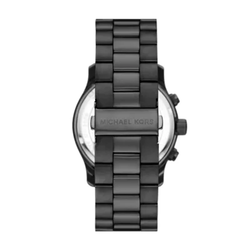 Runway Chronograph Black Stainless Steel Watch