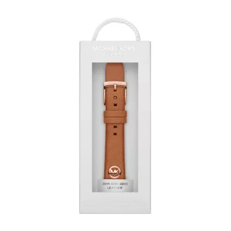Logo Charm Luggage Leather 38mm/40mm/41mm Band for Apple Watch®