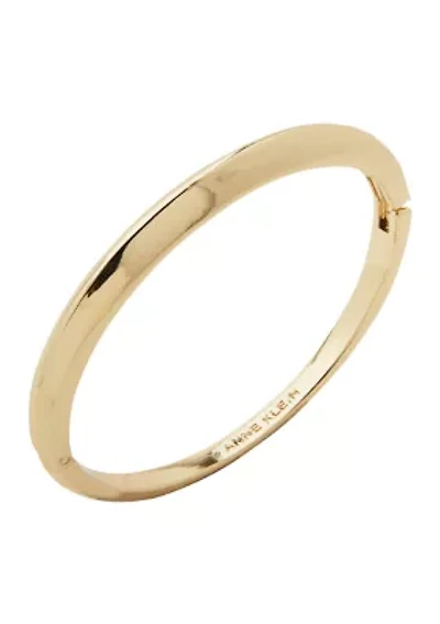Gold Tone Open Hinge Bracelet