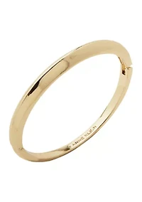 Gold Tone Open Hinge Bracelet