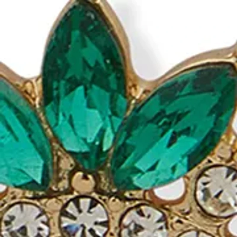 Cluster Crystal Pendant Necklace and Earring Set