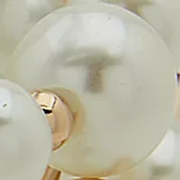 Cross Pendant Pearl Multirow Stretch Bracelet