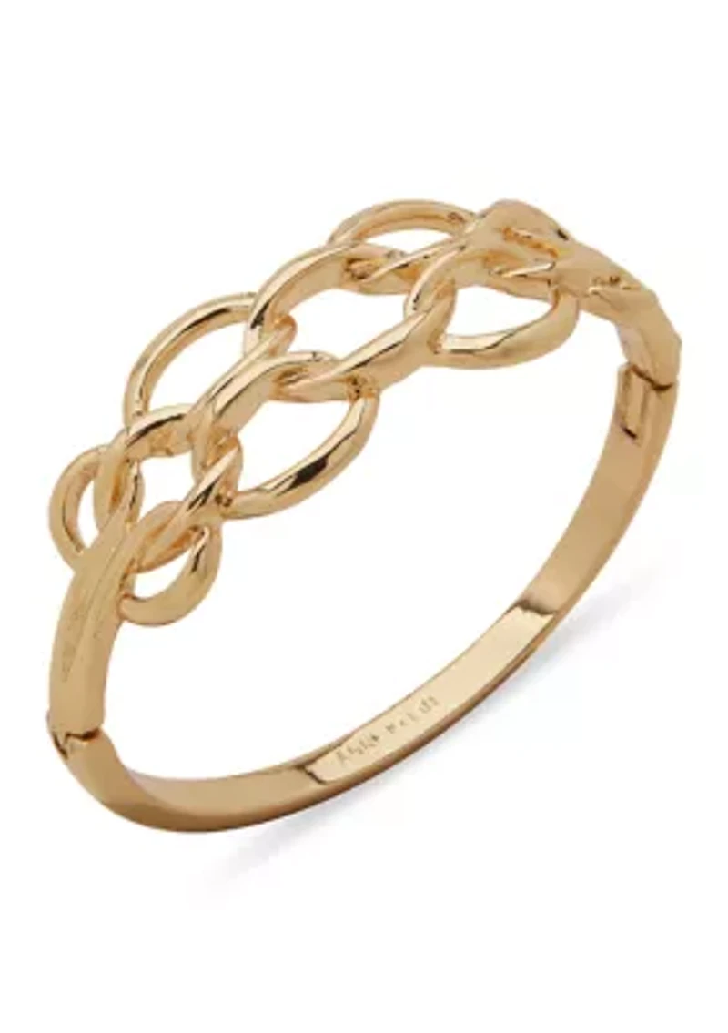 Linked Circle Hinge Bracelet
