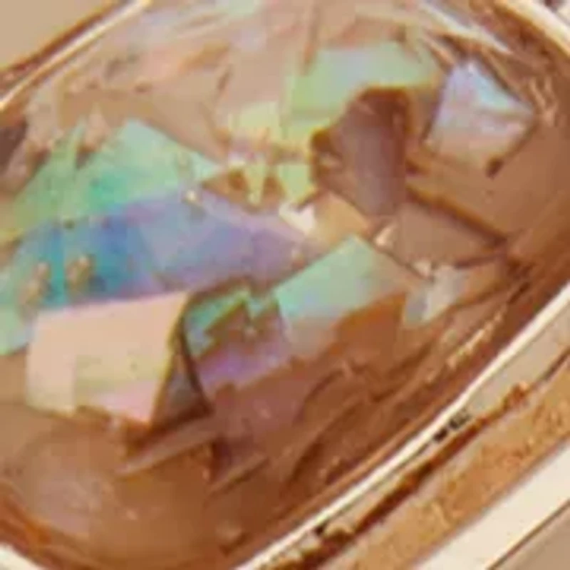 Gold Tone Multi Stone Hinge Bracelet