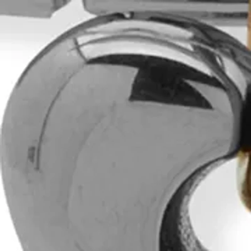  Puffy Heart Charm Two Tone Stretch Bracelet