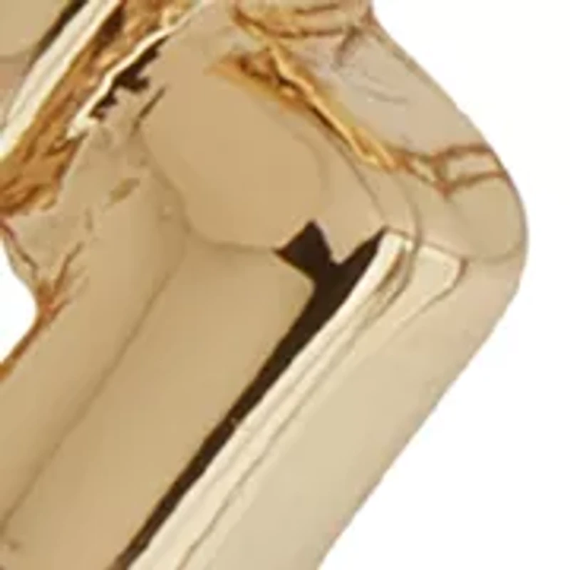Link Gold Tone Stretch Bracelet