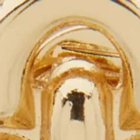 Gold Tone Connectable Linear Comfort Clip Earrings