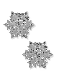 Snowflake Crystal Earrings