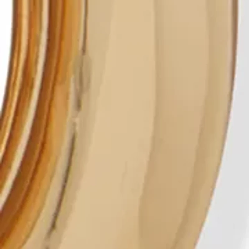 Multi Row Stone Metal Hoop Earrings