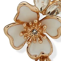 Flower Chandelier EZ Comfort Clip Earrings