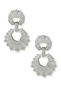 Double Drop Crystal Earrings