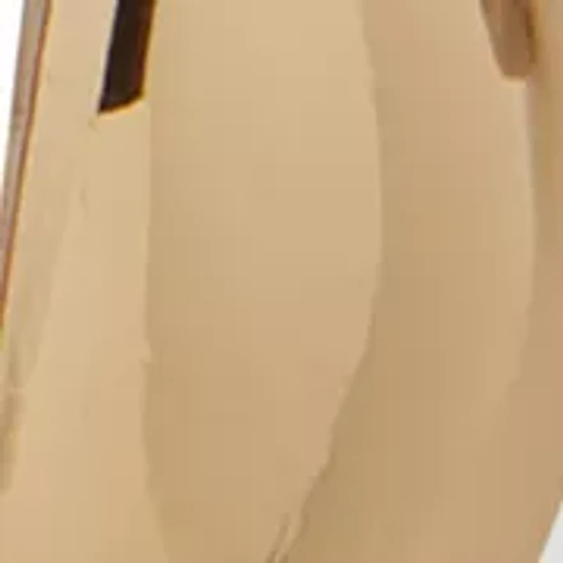 Puffed Open Dome Drop Earrings