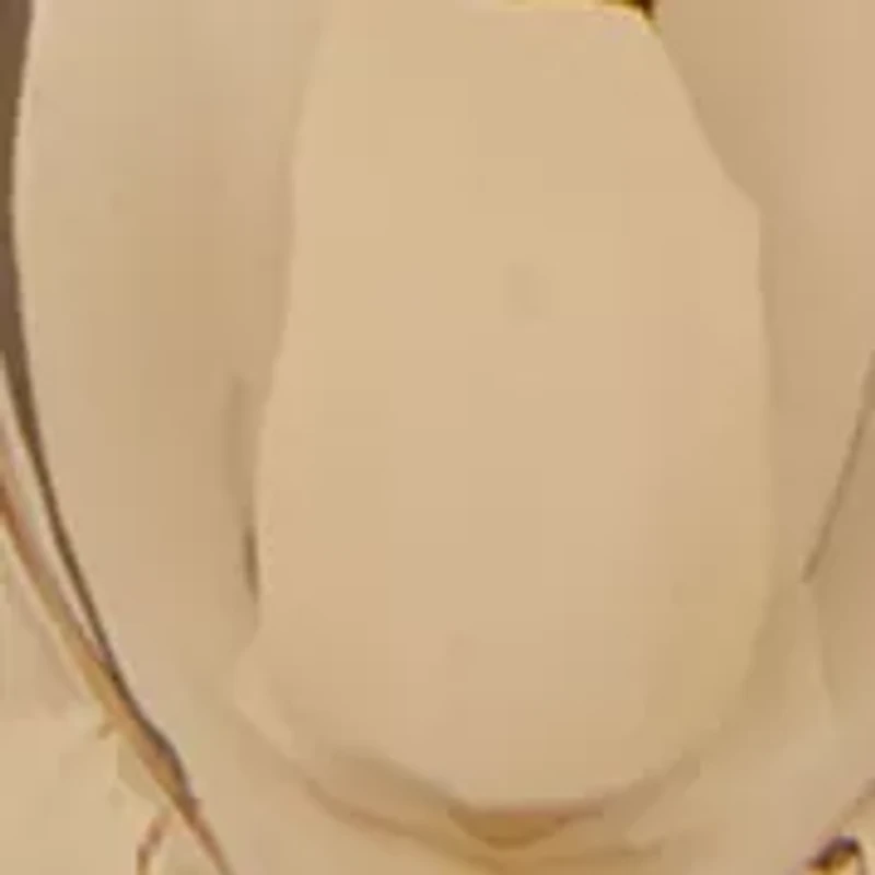 Puffed Dome Link Hoop Earrings