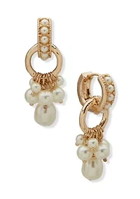 Shaky Pearl Chandelier Earrings