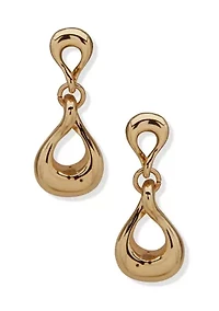 Twisted Teardrop Drop Earrings