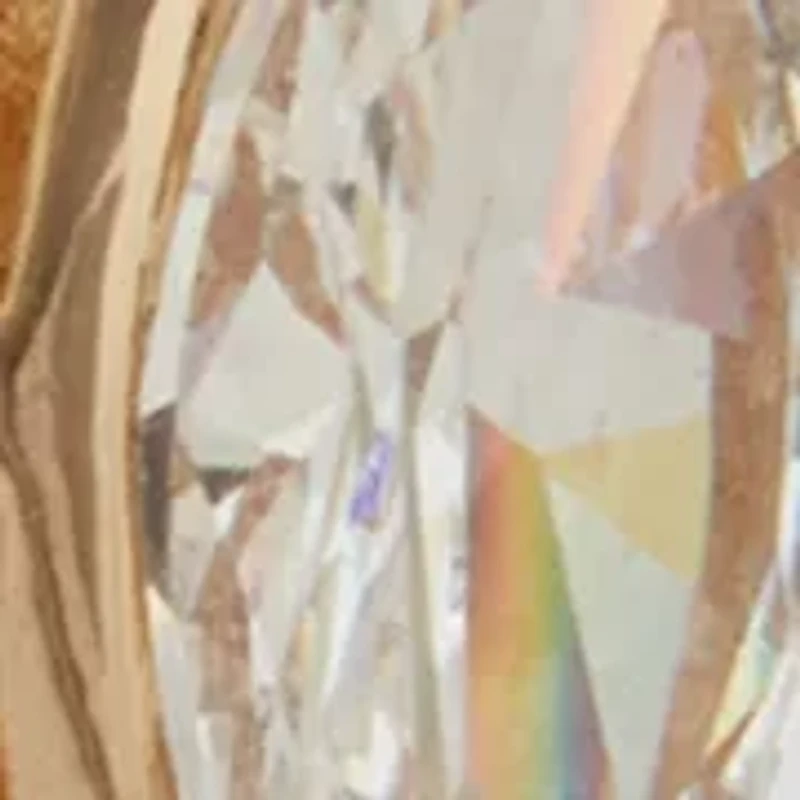 Crystal Stone Huggie Chain Earrings